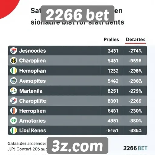 Estatísticas de usuários ativos no 2266 bet