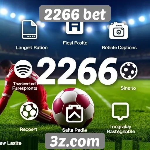 Funcionalidades disponíveis na plataforma 2266 bet