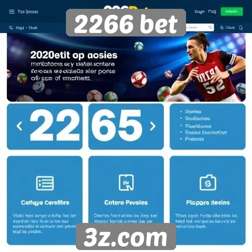 Características principais do site 2266 bet